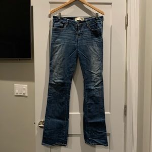 women’s abercrombie jeans, boot cut, size 6L